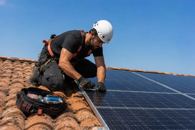 Maintenance et monitoring de panneaux solaires à Saint-Maximin