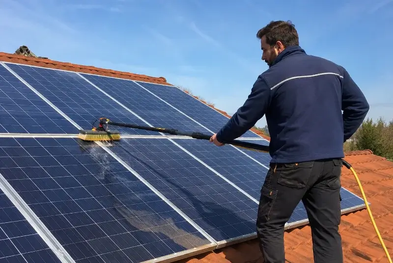 Nettoyage et entretien de panneaux solaires à Saint-Maximin