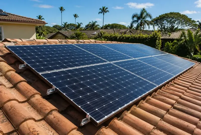 Installation de panneaux solaires à Saint-Maximin
