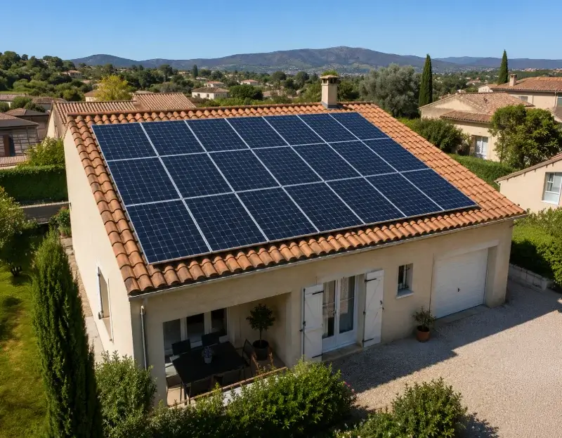 Prime à l'autoconsommation panneaux solaires Saint-Maximin — aide financière de l'État
